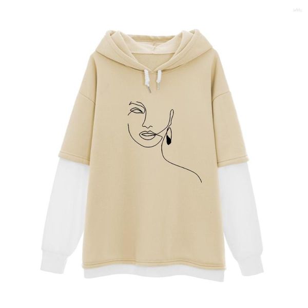 women's hoodies contrast patchwork hoodie girls fashion color block sweatshirts for women hooded sweater warm aesthetic korean clothes, Black
women's hoodies contrast patchwork hoodie girls fashion color block sweatshirts for women hooded sweater warm aesthetic korean clothes, Black