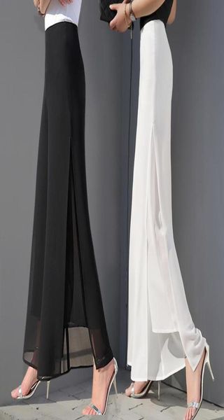 chiffon trousers high waist large size long skirt mesh loose straight casual split wide leg pants women9390985, Black;white
chiffon trousers high waist large size long skirt mesh loose straight casual split wide leg pants women9390985, Black;white