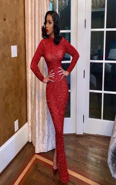 sparkly beads mermaid prom dresses high neck red long sleeve africa arabic women formal evening dress shiny split chic party 8545256, Black;red
sparkly beads mermaid prom dresses high neck red long sleeve africa arabic women formal evening dress shiny split chic party 8545256, Black;red