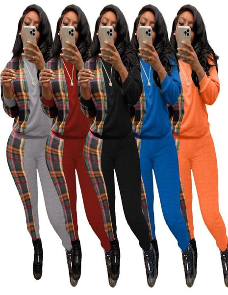 plaid two piece pants casual outfits lady tracksuits women fashion pullover and sweatpants set ship7178265, White
plaid two piece pants casual outfits lady tracksuits women fashion pullover and sweatpants set ship7178265, White