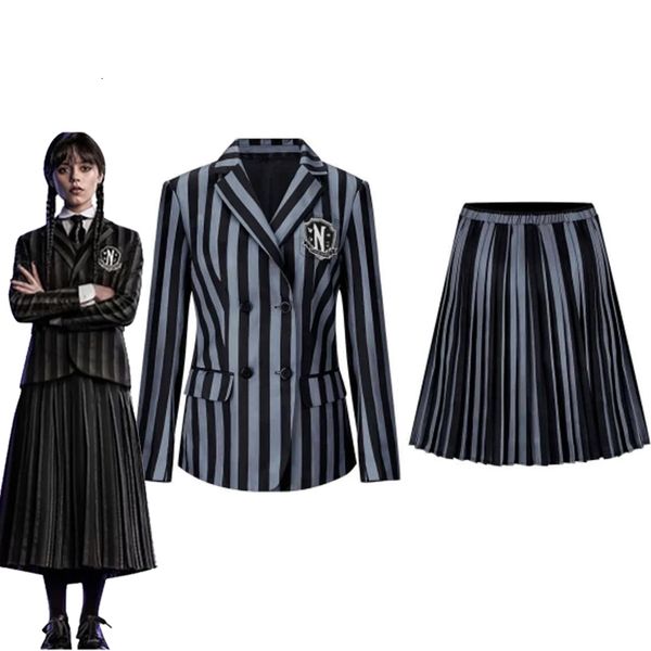girl's dresses addams family halloween costume girls wednesday addams jenna ortega nevermore academy uniform cosplay 230803, Red;yellow
girl's dresses addams family halloween costume girls wednesday addams jenna ortega nevermore academy uniform cosplay 230803, Red;yellow