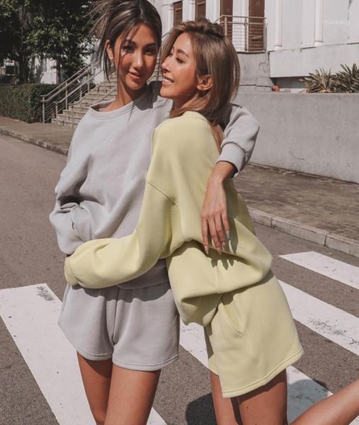 women039s tracksuits solid casual two piece set women shorts sets sweatshirt and short pant 2pieces2946675, Gray
women039s tracksuits solid casual two piece set women shorts sets sweatshirt and short pant 2pieces2946675, Gray