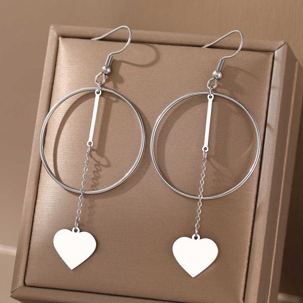 charm stainless steel earrings sweet hearts exaggerated geometric big circle stick tassel pendants earrings for women jewelry gifts r230804, Golden
charm stainless steel earrings sweet hearts exaggerated geometric big circle stick tassel pendants earrings for women jewelry gifts r230804, Golden