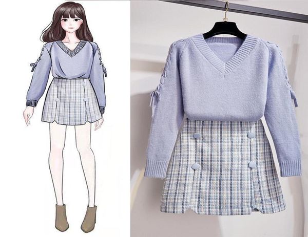 ichoix plaid mini skirt set korean style women 2 piece set girl student casual sweet 2 piece outfits femme winter sweater set y2003708832, White
ichoix plaid mini skirt set korean style women 2 piece set girl student casual sweet 2 piece outfits femme winter sweater set y2003708832, White