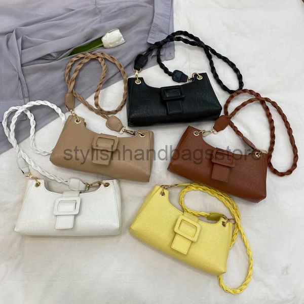 shoulder bags popular women's bag 2023 autumn/winter new bag women's fashion crocodile underarm bag women's shoulder bag shou