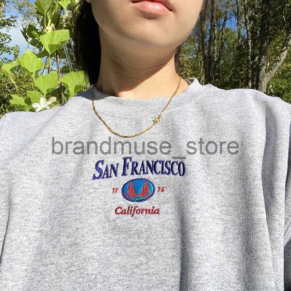 womens hoodies sweatshirts san francisco golden gate bridge embroidery printed thick women sweatshirts loose vintage crewneck cotton autumn, Black
womens hoodies sweatshirts san francisco golden gate bridge embroidery printed thick women sweatshirts loose vintage crewneck cotton autumn, Black