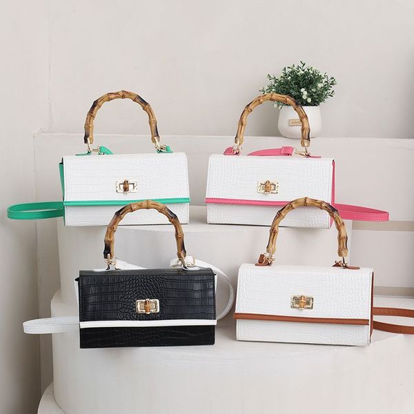 designer bamboo handbag with crocodile pattern small square bag diagonal cross ladies tidal bags
designer bamboo handbag with crocodile pattern small square bag diagonal cross ladies tidal bags