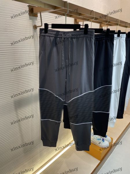 xinxinbuy men women designer pant panelled letter embroidery jacquard roma sets spring summer casual pants letter khaki grey black s-2xl, Black;brown
xinxinbuy men women designer pant panelled letter embroidery jacquard roma sets spring summer casual pants letter khaki grey black s-2xl, Black;brown