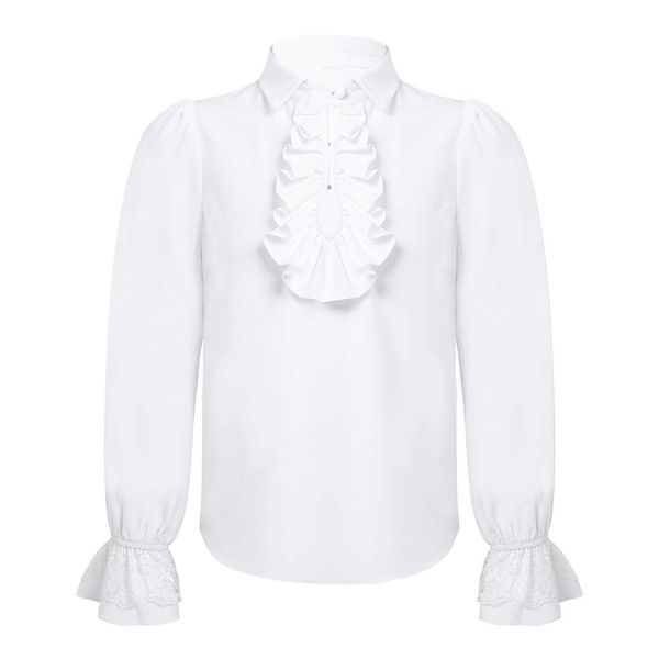 kids shirts kids boys vintage ruffle shirt long sleeve formal party shirt renaissance victorian medieval halloween pirate cosplay costume 23, White;black
kids shirts kids boys vintage ruffle shirt long sleeve formal party shirt renaissance victorian medieval halloween pirate cosplay costume 23, White;black