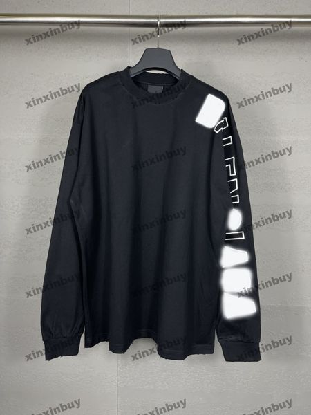 xinxinbuy men designer tee t shirt 23ss paris sleeve embroidery letters short sleeve cotton women white blue green s-xl, Black;brown
xinxinbuy men designer tee t shirt 23ss paris sleeve embroidery letters short sleeve cotton women white blue green s-xl, Black;brown