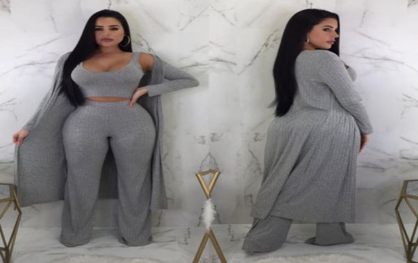 3pcs clothes set knit sets women long sleeve cardigan cloak crop pants casual suit women autumn cloting5892423, Gray
3pcs clothes set knit sets women long sleeve cardigan cloak crop pants casual suit women autumn cloting5892423, Gray