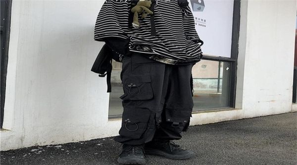 qweek gothic streetwear black cargo pant hip hop punk oversize wide leg trousers female techwear korean style joggers 2203257395098, Black;white
qweek gothic streetwear black cargo pant hip hop punk oversize wide leg trousers female techwear korean style joggers 2203257395098, Black;white