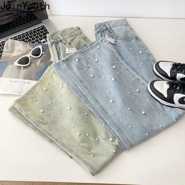 women's jeans harajuku wide leg pants for women beading vintage y2k jeans fashion casual pantalon femme streetwear straight sweet trous, Blue
women's jeans harajuku wide leg pants for women beading vintage y2k jeans fashion casual pantalon femme streetwear straight sweet trous, Blue