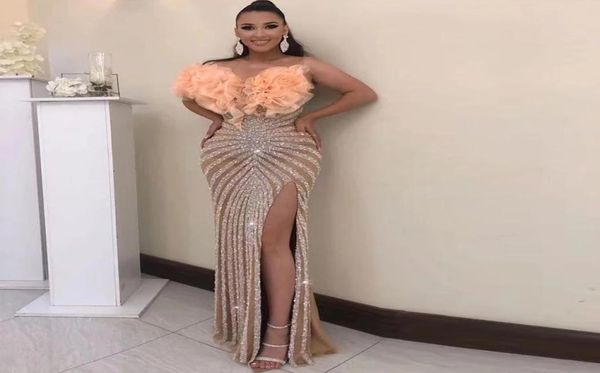 sparkly silver sequins mermaid prom party dresses for black girl sheer neck front split plus size arabic aso ebi style formal even9969379
sparkly silver sequins mermaid prom party dresses for black girl sheer neck front split plus size arabic aso ebi style formal even9969379