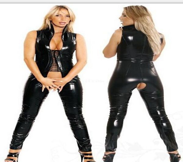 whole mxxl women black pvc latex jumpsuit faux leather open crotch bandage catsuit erotic ds clubwear pole dance bodysu6248050, Black;white
whole mxxl women black pvc latex jumpsuit faux leather open crotch bandage catsuit erotic ds clubwear pole dance bodysu6248050, Black;white