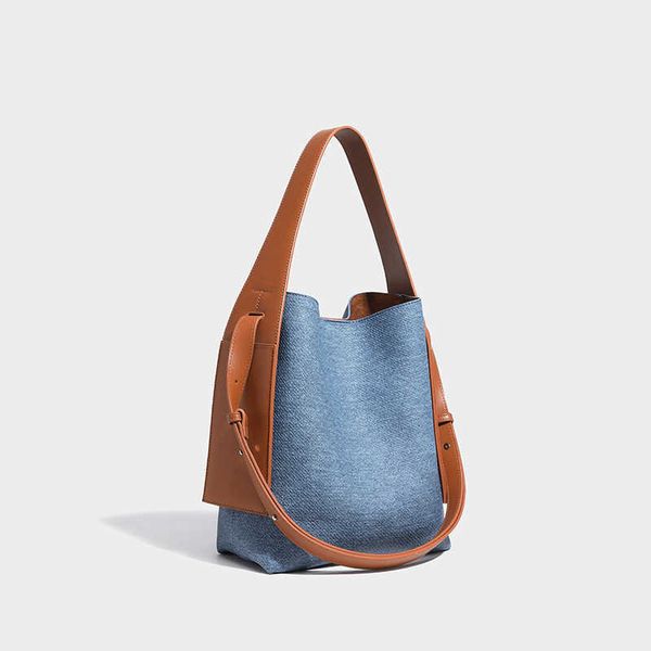 large capacity commuter tote bag fashion brand design denim patchwork shoulder crossbody bucket 0811
large capacity commuter tote bag fashion brand design denim patchwork shoulder crossbody bucket 0811