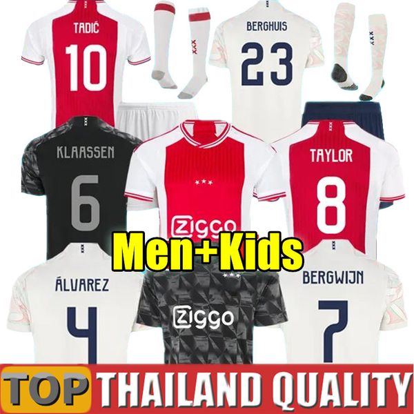 tadic 23 24 soccer jerseys home brobbey berghuis black marley kit klaassen bergwijn cruyff 2023 2024 away football shirt men kids uniforms a, Black;yellow
tadic 23 24 soccer jerseys home brobbey berghuis black marley kit klaassen bergwijn cruyff 2023 2024 away football shirt men kids uniforms a, Black;yellow