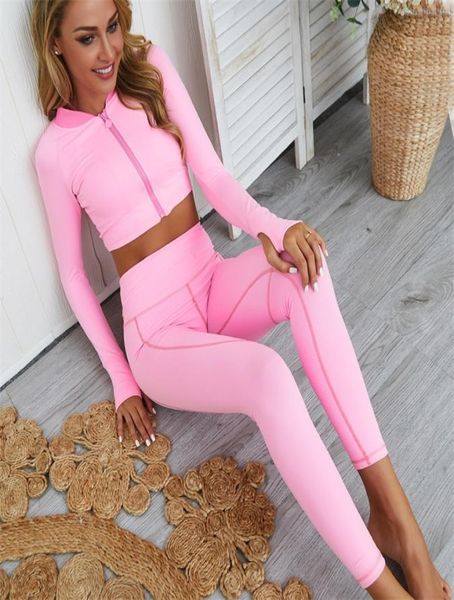 women yoga set sportswear zipper leggings gym running sport suit fitness long clothes tracksuit dropzf279 y2009047953441, Gray
women yoga set sportswear zipper leggings gym running sport suit fitness long clothes tracksuit dropzf279 y2009047953441, Gray