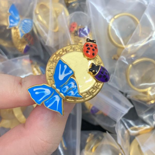 fashion stereoscopic butterfly ring neck chain ladybug bracelet women's clavicular necklaces brooch stud earring hairpin sets luxurious, Black
fashion stereoscopic butterfly ring neck chain ladybug bracelet women's clavicular necklaces brooch stud earring hairpin sets luxurious, Black