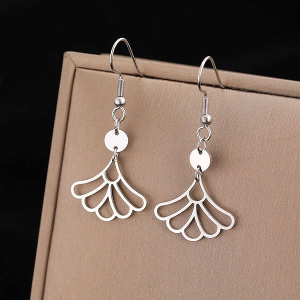 charm stainless steel earrings new design geometric fan personality creative dangle earrings for women jewelry non-fading high-quality r2308, Golden
charm stainless steel earrings new design geometric fan personality creative dangle earrings for women jewelry non-fading high-quality r2308, Golden