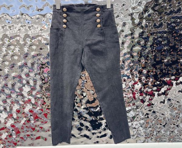 brand women jeans creative button designer jeans grey slim girls denim pants seasons pant5709858, Blue
brand women jeans creative button designer jeans grey slim girls denim pants seasons pant5709858, Blue