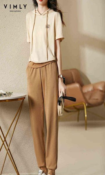 women039s tracksuits vimly summer two piece set for women 2022 hooded short sleeve tshirt elestic drawstring sweatpants korean1113883, Gray
women039s tracksuits vimly summer two piece set for women 2022 hooded short sleeve tshirt elestic drawstring sweatpants korean1113883, Gray