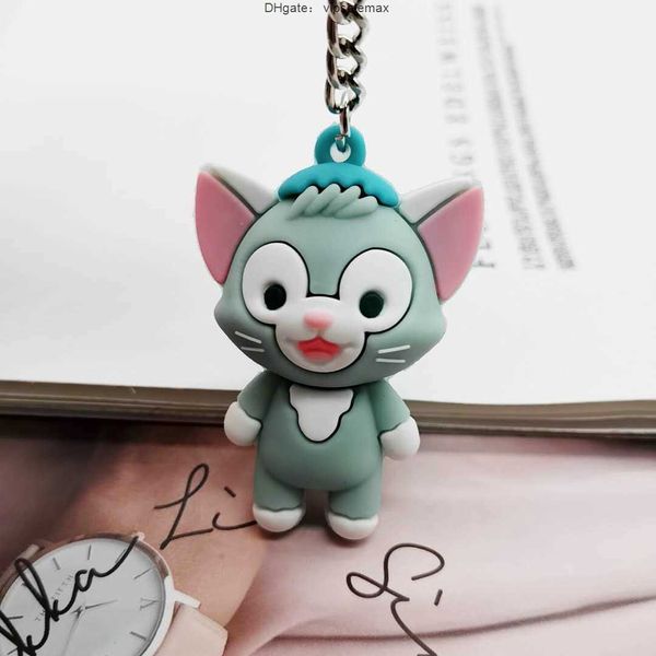 selling dailu painter cat keychain bag pendant creative small gift soft glue cute cat key pendant, Silver
selling dailu painter cat keychain bag pendant creative small gift soft glue cute cat key pendant, Silver