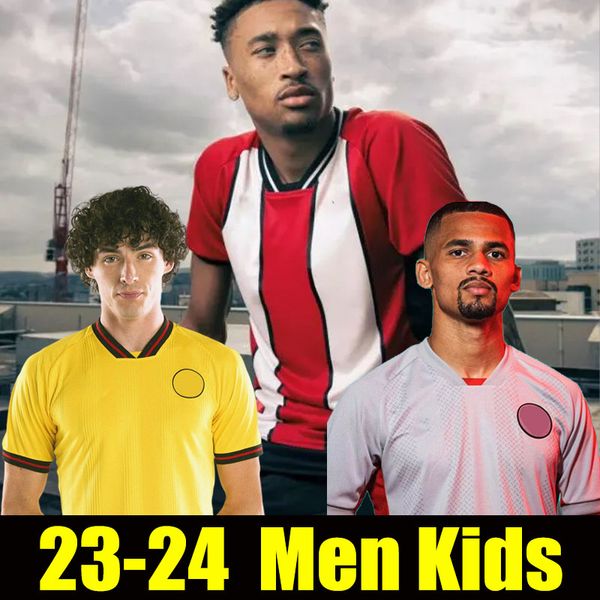 23 24 sheffield soccer jerseys home away third kit limited promotion sander berge united john egan rhian brewster anel oliver 2023 2024 men, Black;yellow
23 24 sheffield soccer jerseys home away third kit limited promotion sander berge united john egan rhian brewster anel oliver 2023 2024 men, Black;yellow