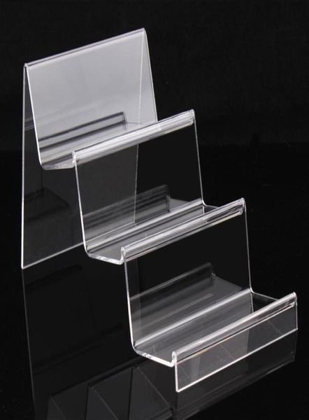 clear acrylic 3 layers jewelry display wallet show rack or cellphone holder202a9494123, Black 
clear acrylic 3 layers jewelry display wallet show rack or cellphone holder202a9494123, Black
