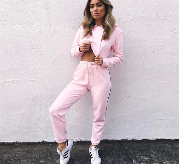2018 2pcs fashion women ladies tracksuit crop hoodies sweatshirt pants sets leisure wear casual suit red pink yellow new5994466, White
2018 2pcs fashion women ladies tracksuit crop hoodies sweatshirt pants sets leisure wear casual suit red pink yellow new5994466, White