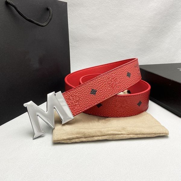 2023 m luxury designer belt buckle fashion genuine leather women belts for men letter double big gold silver classical with box aaa6688, Black;brown
2023 m luxury designer belt buckle fashion genuine leather women belts for men letter double big gold silver classical with box aaa6688, Black;brown