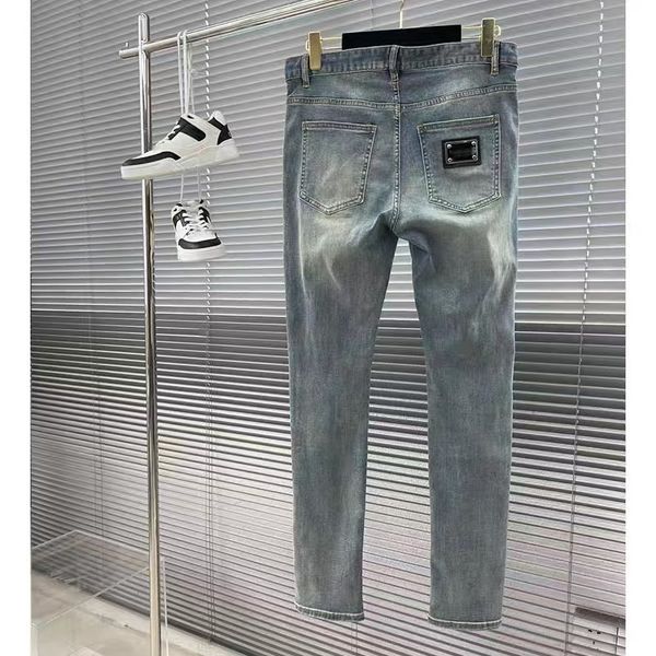 designer fashion senior men's luxury wash letter row patch printed motorcycle vintage stretch pants, Blue
designer fashion senior men's luxury wash letter row patch printed motorcycle vintage stretch pants, Blue