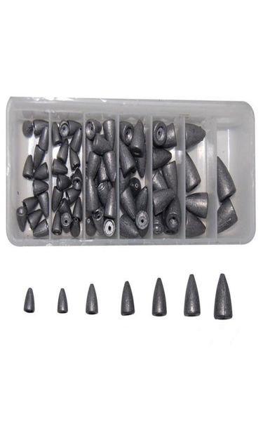 83 pieces bullets fishing sinker worm weight sinker kit lead weight fishing accessories for saltwater fishing6242636
83 pieces bullets fishing sinker worm weight sinker kit lead weight fishing accessories for saltwater fishing6242636