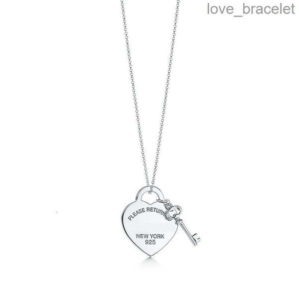 fashion please return to new york heart key pendant necklace original 925 silver love necklaces charm women diy charm jewelry gift clavicle
fashion please return to new york heart key pendant necklace original 925 silver love necklaces charm women diy charm jewelry gift clavicle