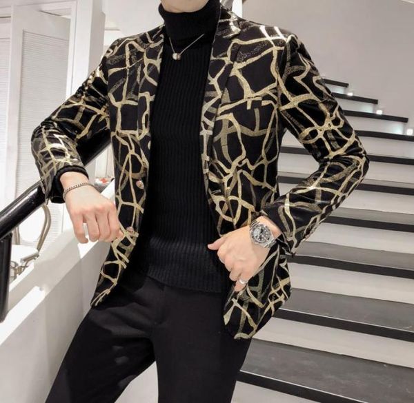 2019 new blazer men korean slim fit print mens blazer jacket long sleeve casual hairstylist suit jacket dress blazer masculino cx27996649, White;black
2019 new blazer men korean slim fit print mens blazer jacket long sleeve casual hairstylist suit jacket dress blazer masculino cx27996649, White;black