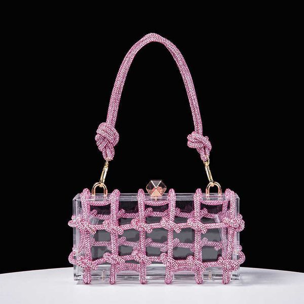 summer new transparent woven bag women s trend acrylic box small square underarm dinner handbag 230804
summer new transparent woven bag women s trend acrylic box small square underarm dinner handbag 230804