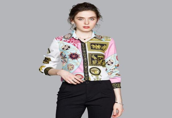 luxury vintage runway button up shirt women 2021 fashion lantern sleeve lapel printed elegant office blouses spring autumn winter 6839715, White
luxury vintage runway button up shirt women 2021 fashion lantern sleeve lapel printed elegant office blouses spring autumn winter 6839715, White