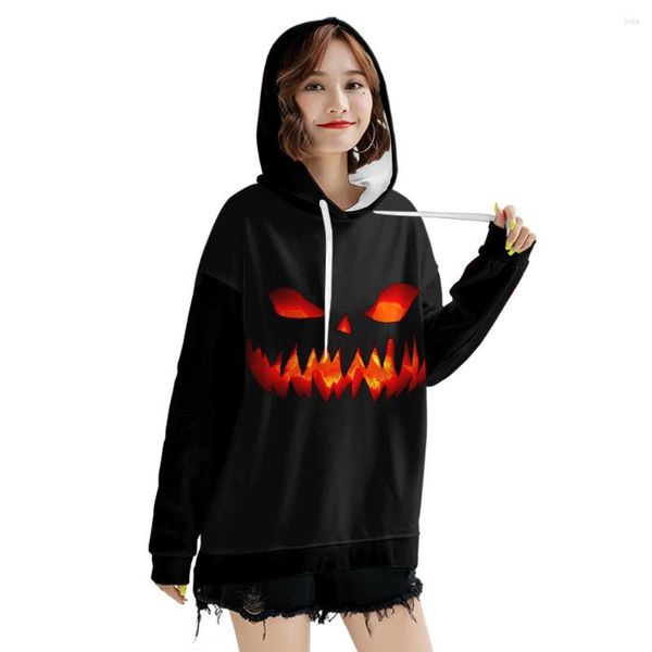 women's hoodies women halloween pumpkin ghost print hooded sweatshirts autumn long sleeve pullovers casual mujer, Black
women's hoodies women halloween pumpkin ghost print hooded sweatshirts autumn long sleeve pullovers casual mujer, Black