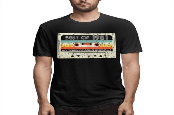 men039s tshirts 40 years old in 1981 arrival tshirt 40th birthday gifts of cassette tape retro vintage cotton for men shirts8410880, White;black
men039s tshirts 40 years old in 1981 arrival tshirt 40th birthday gifts of cassette tape retro vintage cotton for men shirts8410880, White;black