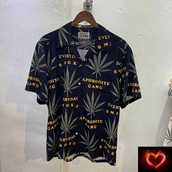 men's casual shirts ss wacko maria hawaii men women short shirt tee clothing japanese fashion 230804, White;black
men's casual shirts ss wacko maria hawaii men women short shirt tee clothing japanese fashion 230804, White;black