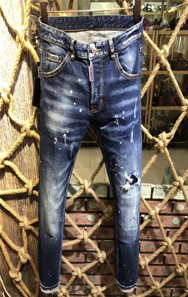 new arrival designer men d2 cool guy jeans embroidery pants fashion holes trousers italy size 4454 93183712682, Blue
new arrival designer men d2 cool guy jeans embroidery pants fashion holes trousers italy size 4454 93183712682, Blue
