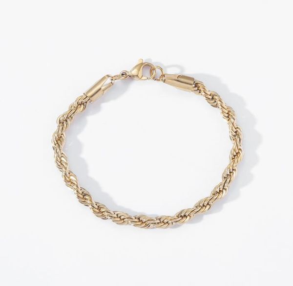 hip hop 18k gold plated stainless steel 5mm ed rope chain bracelet women039s link chain for men hiphop jewelry gift in bul9808658, Black
hip hop 18k gold plated stainless steel 5mm ed rope chain bracelet women039s link chain for men hiphop jewelry gift in bul9808658, Black