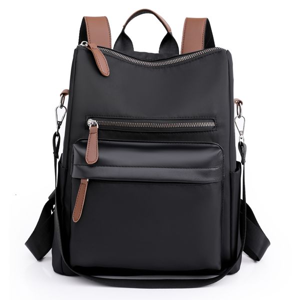 school bag's simplicity nylon backpacks waterproof largecapacity multifunction ladies leisure travel rucksacks student schoolbags 23080
school bag's simplicity nylon backpacks waterproof largecapacity multifunction ladies leisure travel rucksacks student schoolbags 23080