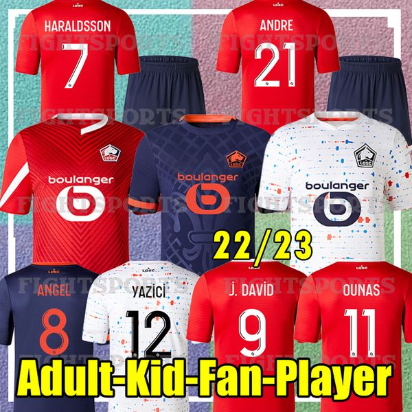 2023 losc lille soccer jerseys cabella j david fonte bamba ounas football shirt lille olympique m.bayo maillot men kids kit equipment 23 24, Black;yellow
2023 losc lille soccer jerseys cabella j david fonte bamba ounas football shirt lille olympique m.bayo maillot men kids kit equipment 23 24, Black;yellow