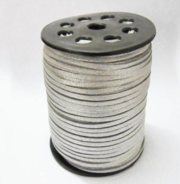 metallic silver suede leather cord faux suede cord 100 yard 3x15mm imitation leather strips thread4048164, White;red
metallic silver suede leather cord faux suede cord 100 yard 3x15mm imitation leather strips thread4048164, White;red