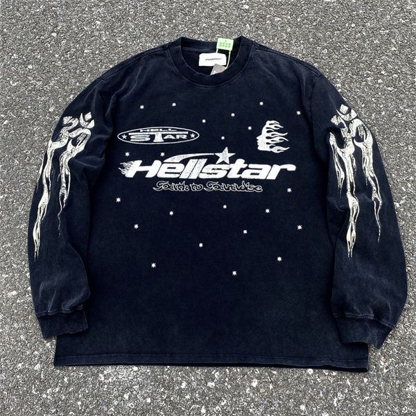 hellstar "meteor flame portrait limited" american street graffiti hip hop style high street long sleeve recdrds ins same european, Black;brown
hellstar "meteor flame portrait limited" american street graffiti hip hop style high street long sleeve recdrds ins same european, Black;brown