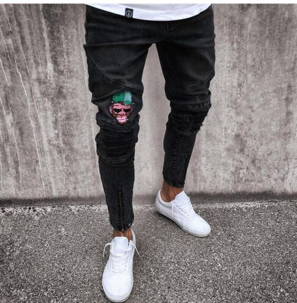 2019 men stylish ripped denim pants biker skinny slim straight frayed denim trousers new fashion skinny jeans trousers3090795, Blue
2019 men stylish ripped denim pants biker skinny slim straight frayed denim trousers new fashion skinny jeans trousers3090795, Blue