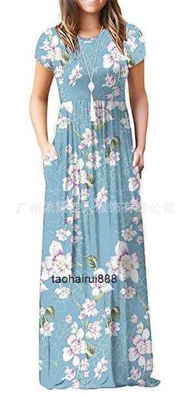2023 summer women's fashion explosives print pocket short sleeve casual dress long dress, Black;gray
2023 summer women's fashion explosives print pocket short sleeve casual dress long dress, Black;gray