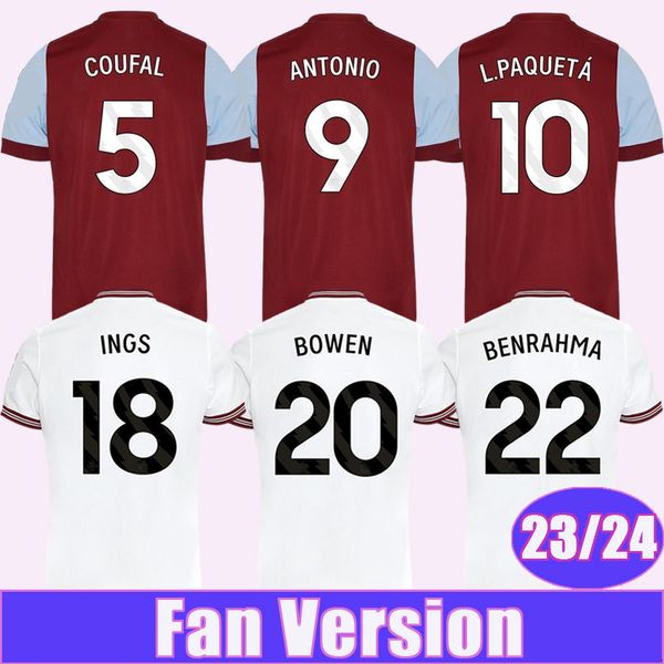 23 24 . paqueta scamacca mens soccer jerseys bowen ings benrahma kehrer soucek antonio home away short sleeve football shirts, Black;yellow
23 24 . paqueta scamacca mens soccer jerseys bowen ings benrahma kehrer soucek antonio home away short sleeve football shirts, Black;yellow