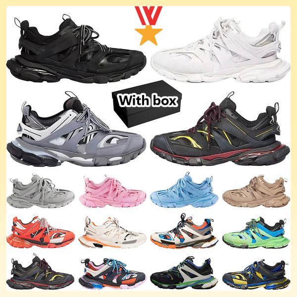 luxury brand designer men women casual shoes track 1 1.0 triple white black sneakers tess.s. gomma leather trainer nylon printed platform tr 
luxury brand designer men women casual shoes track 1 1.0 triple white black sneakers tess.s. gomma leather trainer nylon printed platform tr